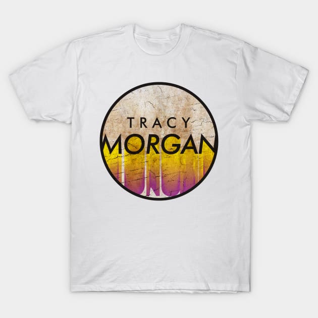 Tracy Morgan - VINTAGE YELLOW CIRCLE T-Shirt by GLOBALARTWORD